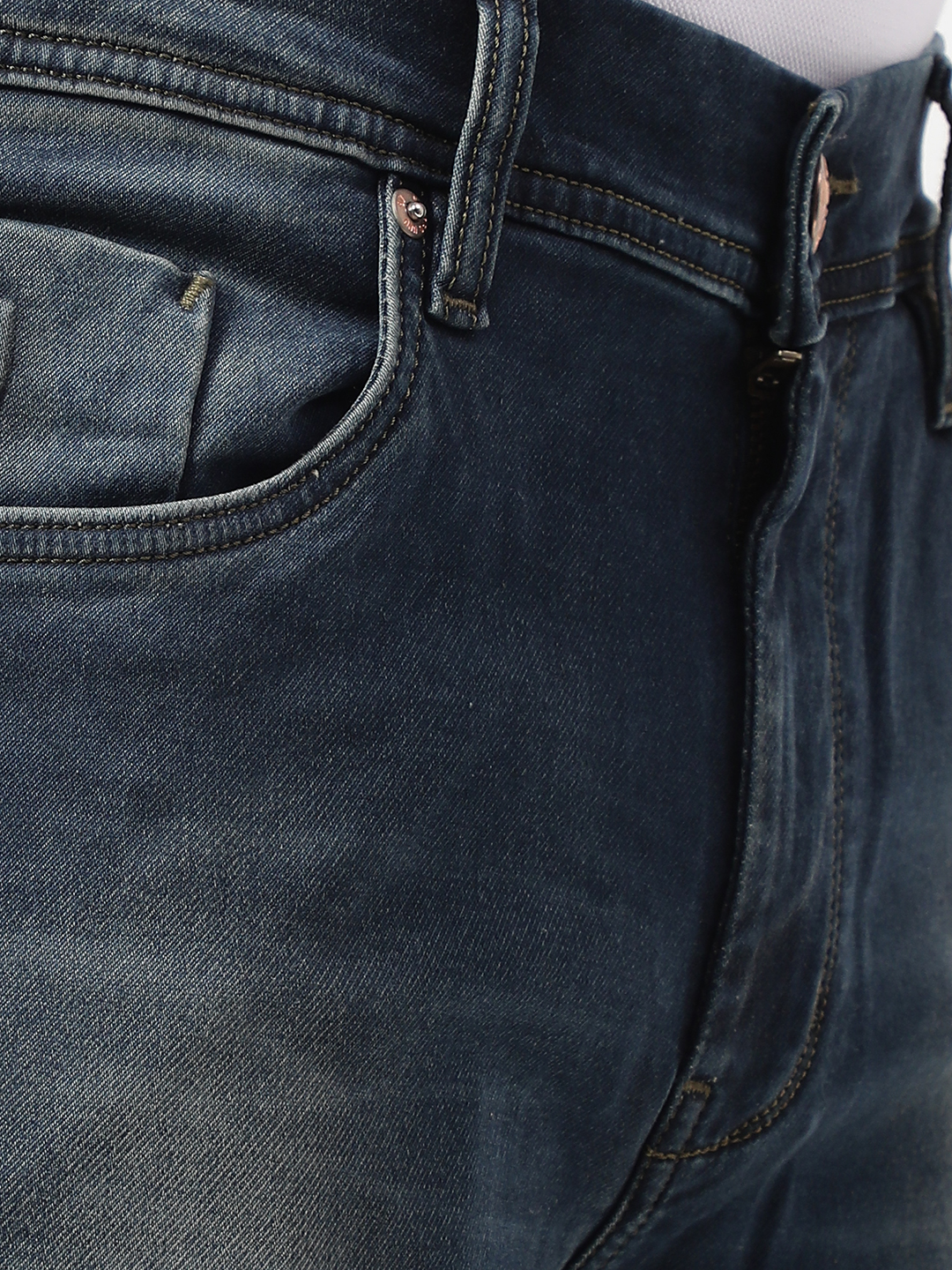 Numero Uno Men Solid Blue Jeans